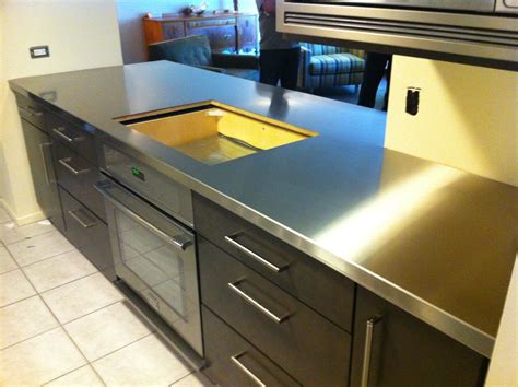 stainless steel countertops design